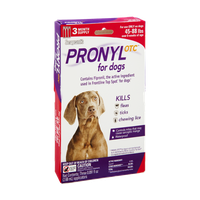 Sergeant's Pronyl OTC Kills Fleas, Ticks, Chewing Lice (45-88 lbs) 3 Month Supply for Dogs