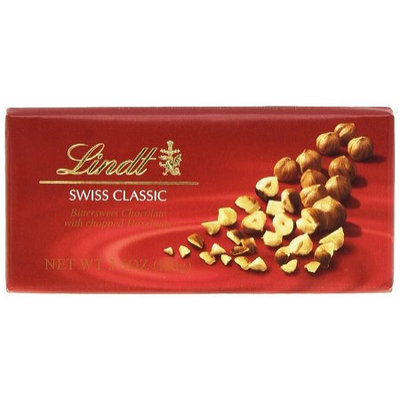 Lindt Swiss Classics Bittersweet Chocolate Chopped Hazelnuts