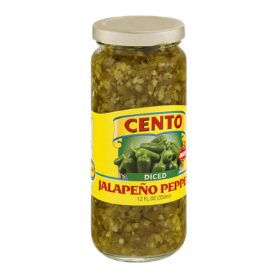Cento Hot Jalapeno Peppers Diced