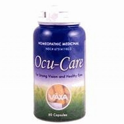 Vaxa Ocu Care Vaxa Homeopathic Remedy Formula for Eye, Ocu-Care, 60 Count
