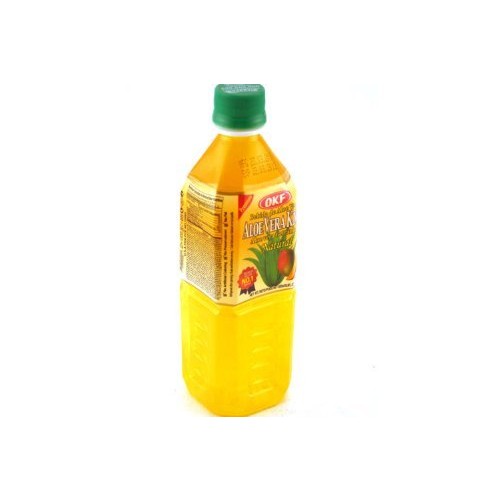 OKF Aloe Vera King Juice Mango, 16.9-Ounce (Pack of 20)
