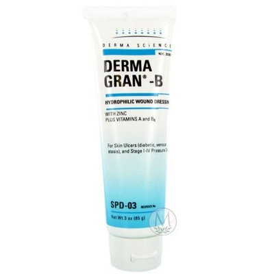 Derma Sciences Dermagran-B Hydrophilic Wound Dressings - Gel - 3 oz tube