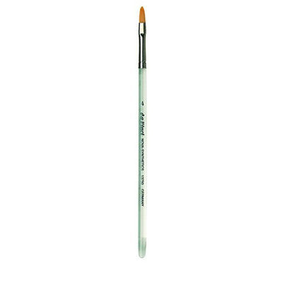 Da Vinci Series 13750 Nail Brush Filbert Extra Fine Synthetic with Plexiglass Handle