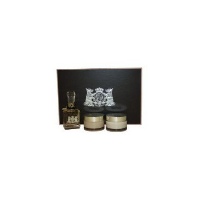 Juicy Couture By Juicy Couture For Women. Gift Set ( Eau De Parfum Spray 1.7 Oz + Caviar Bath Soak 2.7 Oz + Royal Body Cream 3.4 Oz )