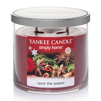 Yankee Candle simply home Savor the Season 10-oz. Jar Candle, Red