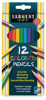 Sargent Art Color Pencils, Assorted Colors, Box Of 24