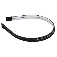 Karina Black 2 Row Braid Headband