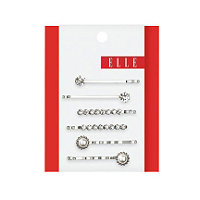 Elle Assorted Stone & Pearl Bobby Pins 6 Ct