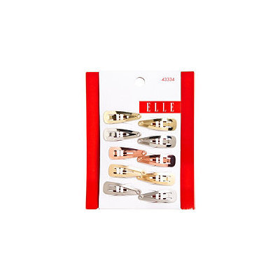 Elle Mixed Metal Snap Clips 10 Ct