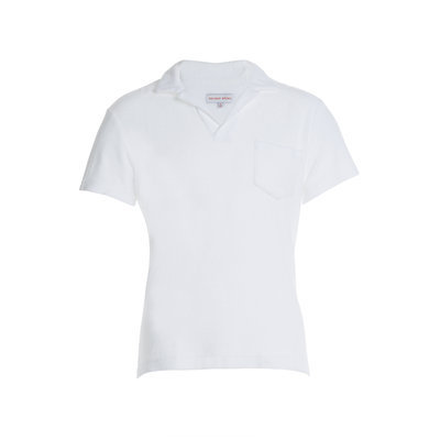 Orlebar Brown Cotton Terry Polo - white