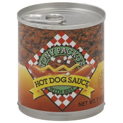 Generic Tony Packo's Hot Dog Sauce with Beef, 7 .5 oz, (Pack of 12)