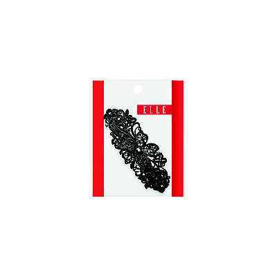 Elle Matte Black Filagree w/ Hematite Barrette