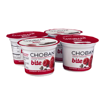 Chobani® Non-Fat Greek Yogurt Bite Raspberry with Dark Chocolate Chips