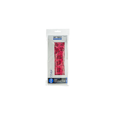 Hot Tools Pink Animal Print Shower Cap
