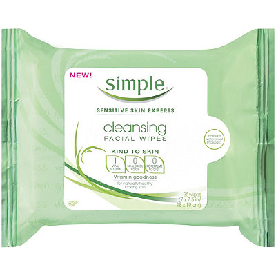 Simple® Skincare Cleansing Facial Wipes