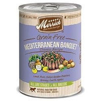 Merrick Can Dog Mediterranean Banquet 13.2 oz Case 12