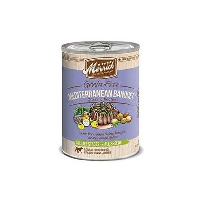Merrick Can Dog Mediterranean Banquet 13.2 oz Case 12