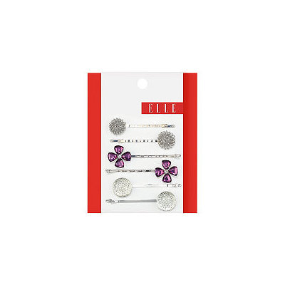 Elle Assorted Silver Bobby Pins 6 Ct