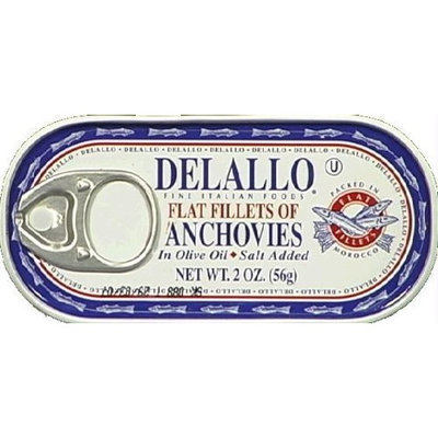 Anchovy Flat Fillet 2 OZ (Pack of 25)