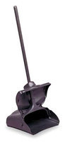 RUBBERMAID FG253204BLA Long Handled Dust Pan, Black,5 In. H