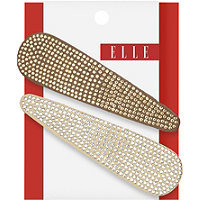 Elle Large Studded Snap Clips 2 Ct