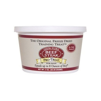 Gimborn Freeze-Dried Training Dog Treat, Beef Steak, 2-Ounce
