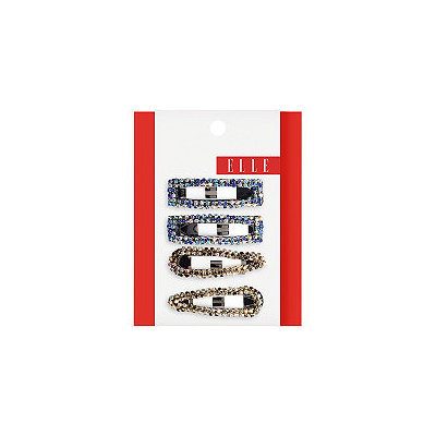 Elle Rhinestone Snap Clips