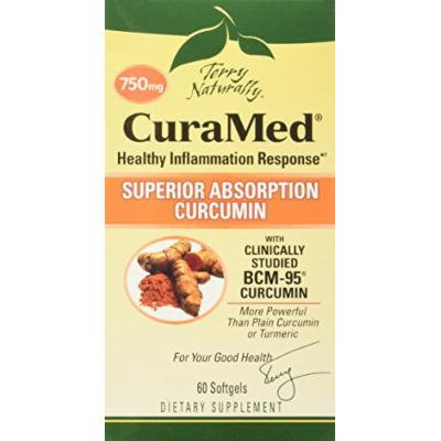 Curamed 750mg (60 SoftGelCaps) Curcumin Turmeric Brand: Terry Naturally