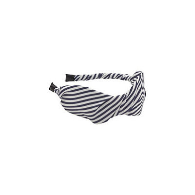 Karina Navy And Beige Stripes Headband
