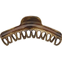 Karina Jaw Clip Brown Brushed Large