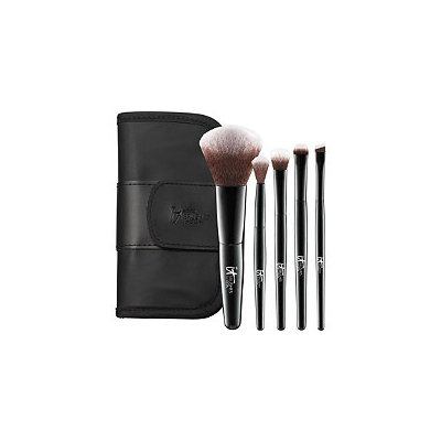 IT Brushes For ULTA Your Face & Eye Essentials Mini 5 Pc Travel Brush Set