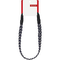 Elle Navy Beaded Chain Headwrap