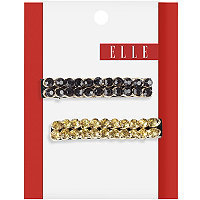 Elle Rhinestone Salon Clips 2 Pc.