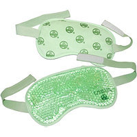 Earth Therapeutics Gel Bead Sleep Mask-Green