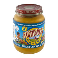 Earth's Best Organic Stage 3 Tender Chicken & Stars