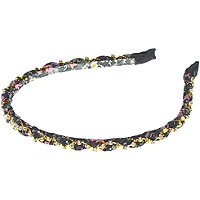 Elle Floral Print Braided Headband