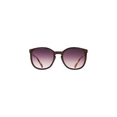 Starlight Snake Print Round Peaked Sunglasses