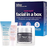 Bliss Night, Night Facial In A Box