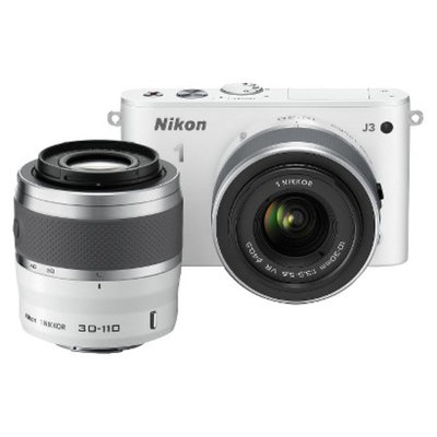 Nikon 1 J3 14.2MP Digital Camera with 10-30mm and 30-110mm Lenses -