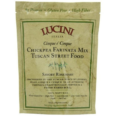 Lucini Italia Savory Rosemary Cinque E' Cinque, 250-Gram Pouches (Pack of 4)