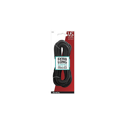 Vidal Sassoon Extra Long Extra Thick Black Elastics 16 Ct