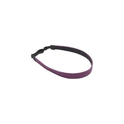 Karina Mulberry Faux Leather Head Wrap