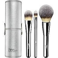 IT Brushes For ULTA Complexion Perfection Essentials 3 Pc Deluxe Brush Set