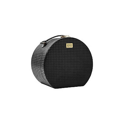 Soho Houndstooth Round Train Case
