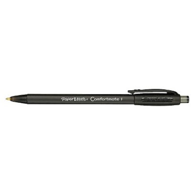 Zebra Paper Mate ComfortMate Ballpoint Fine Sized Retractable Pen - Black