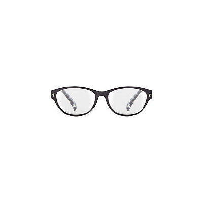 Starlight Oval Reader with Polka Dot Temples