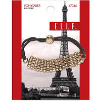 Elle Ponytailer Metal Mesh Rosegold 1pk