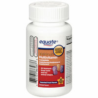Equate Children's Complete Assorted Fruit Flavor Chewable Multivitamin/Multimineral Supplement