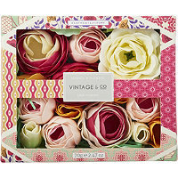 Heathcote & Ivory Vintage & Co Fabrics & Flowers Soap Flowers