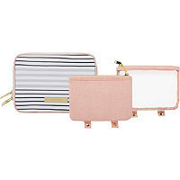 Tartan + Twine Hutton Streak 3pc Beauty Organizer